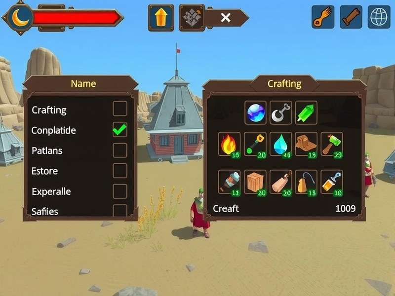 Arid Run Expert Crafting System